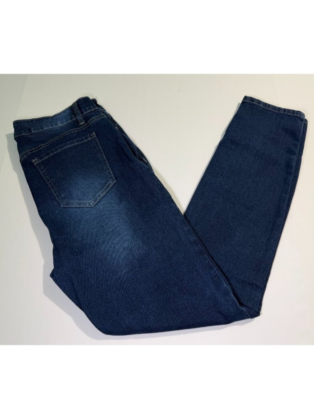 Giselle V Denim Girls Skinny Jeans Size 13 Distressed Stretch Blue Denim Pants